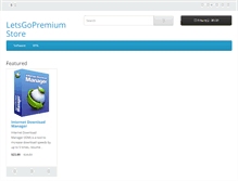 Tablet Screenshot of letsgopremium.com